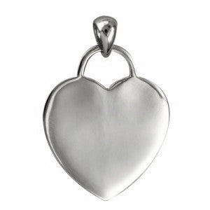 Pendant ‘Amore’ Sterling Silver and Belcher Chain