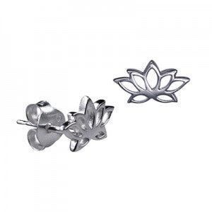 Earrings ‘Lotus Flower’ Sterling Silver